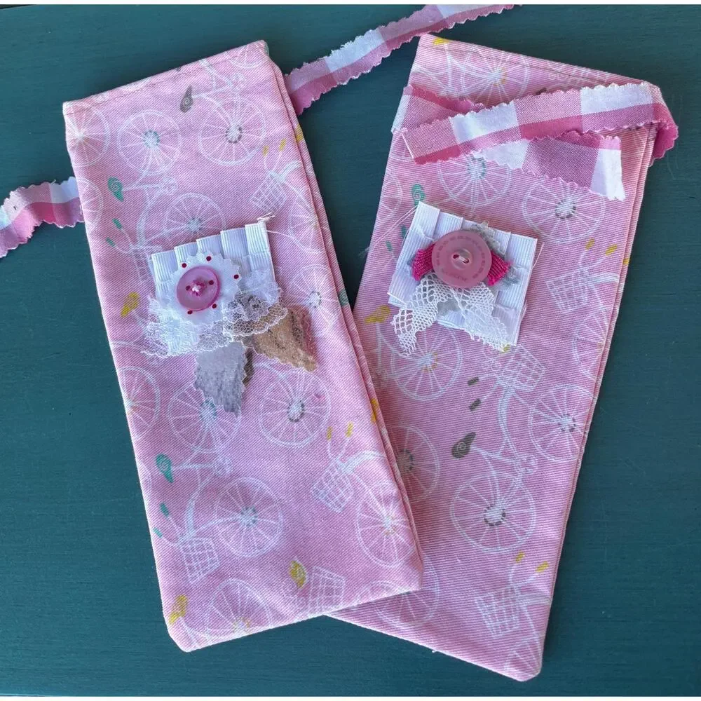 Handmade Bicycle Gift Bag Set: Gift Wrapping Supplies